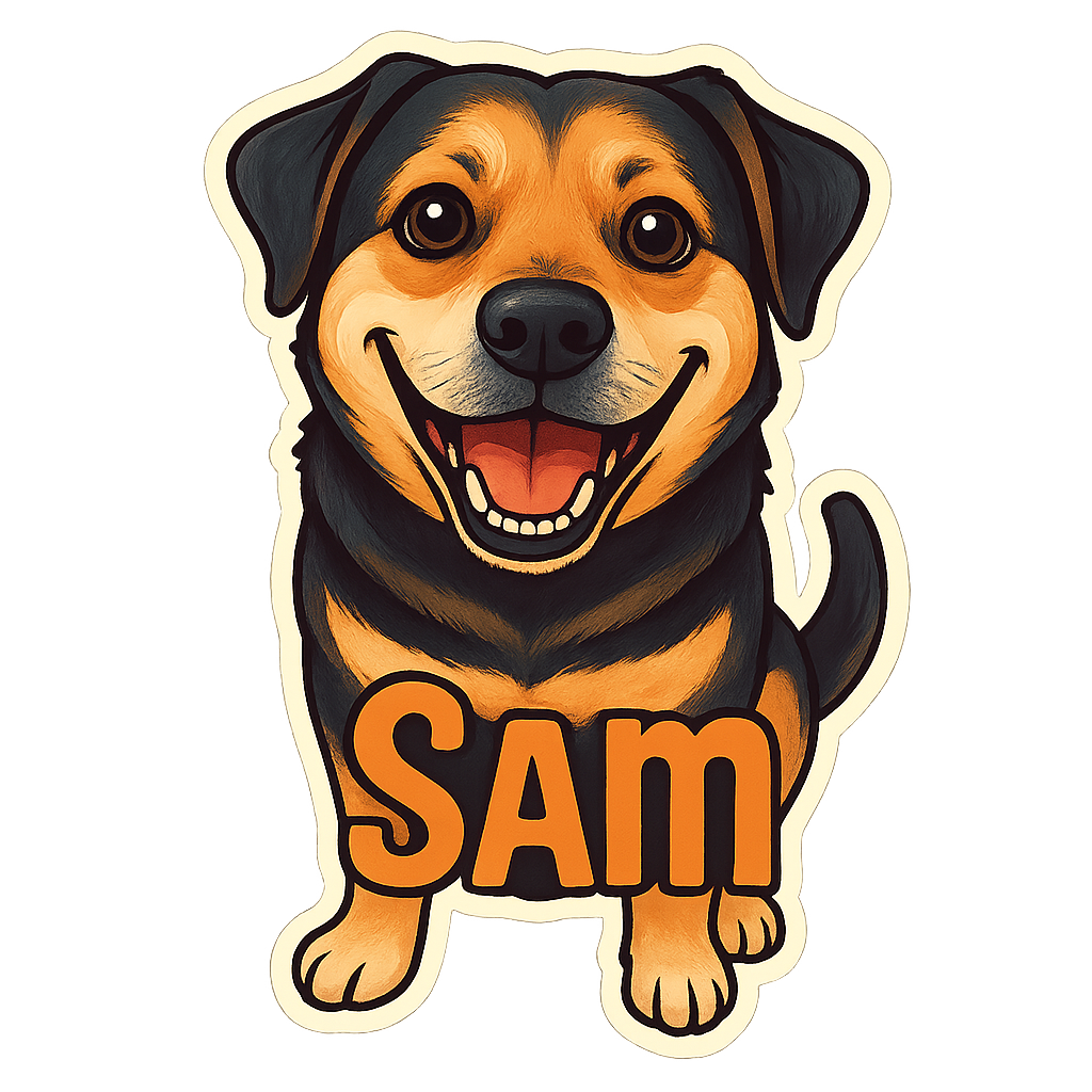 Sam's sticker