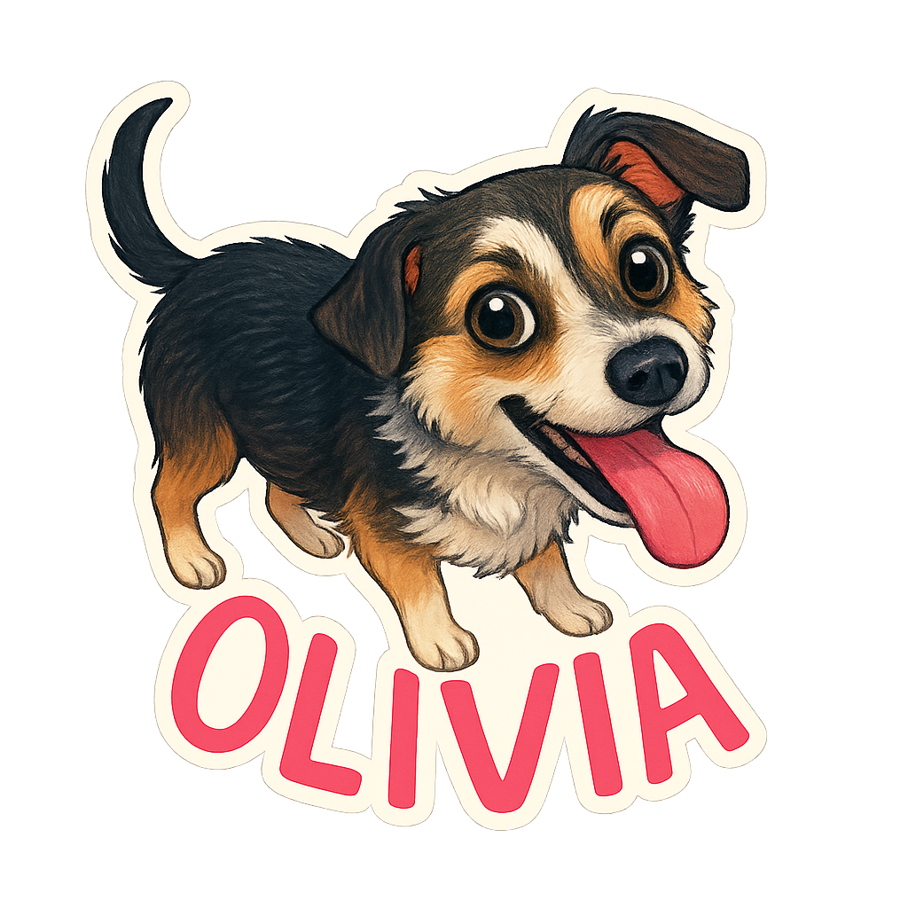Olivia  - Classic Sticker
