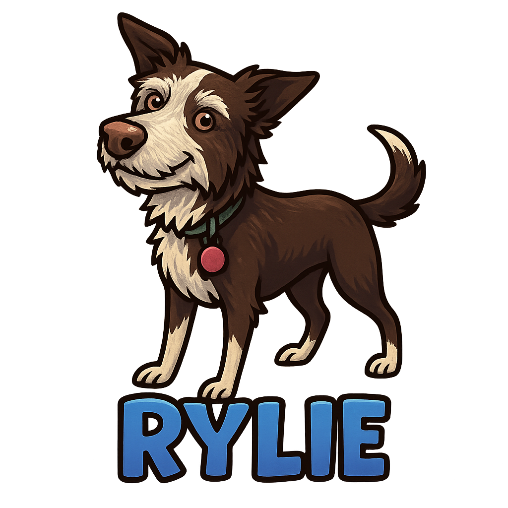 Custom Rylie  sticker - AI-generated pet art