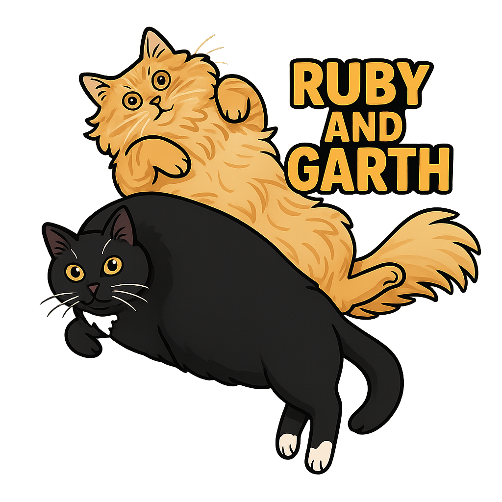 Ruby and Garth - Classic Sticker